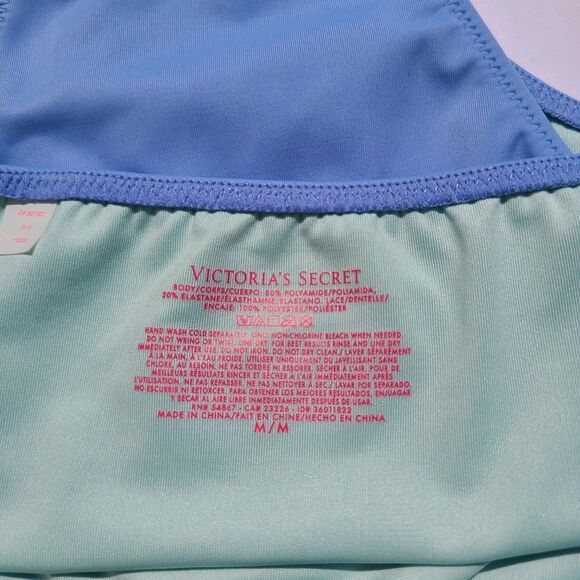 Victoria's Secret Bikini Bottom Dusty Blue Medium - Picture 3 of 4